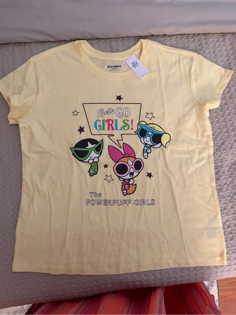Old Navy Yellow Powerpuff Girls Graphic Tee